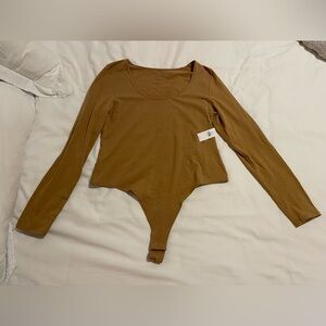NWT Banana Republic Long Sleeve Thong Bodysuit